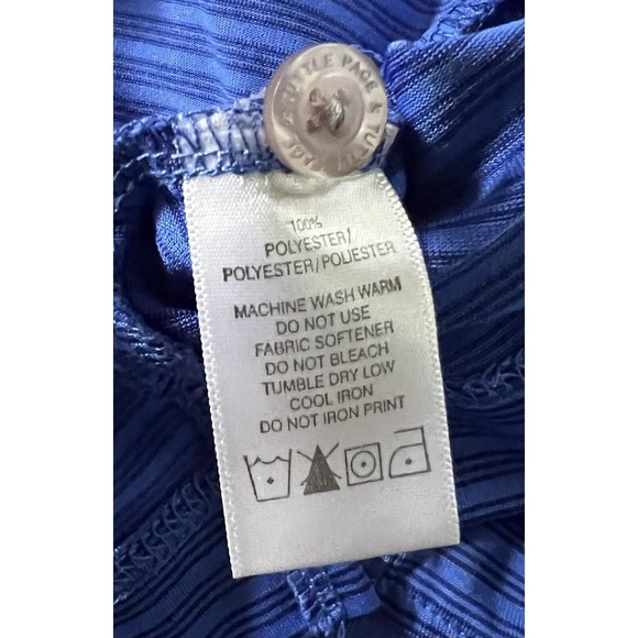 page tuttle striped Blue golf shirt size‎ XL - Picture 5 of 9